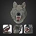 Tecesy Wolf Hand Puppet Toys, Soft Rubber Realistic Wolf Head, Role Play Toy for Kids