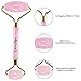 Jade Roller + Semi-Precious Gemstone Bracelet - Jade Roller For Face, Jade Roller Massager, Pink Jade Roller, Jade Facial Roller, 100% Natural Rose Jade Roller, Anti Aging Therapy By SelfyCare