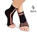 OsFit Fitness E Premium Foot Care Compression Sleeve, 1 Pair (Medium)