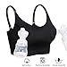 Hands Free Pumping Bra, Lupantte Adjustable Breastfeeding Nursing Bra for Holding Breast Pumps Like Spectra, Lansinoh, Philips Avent, Ameda, Bellababy,etc. (Medium)