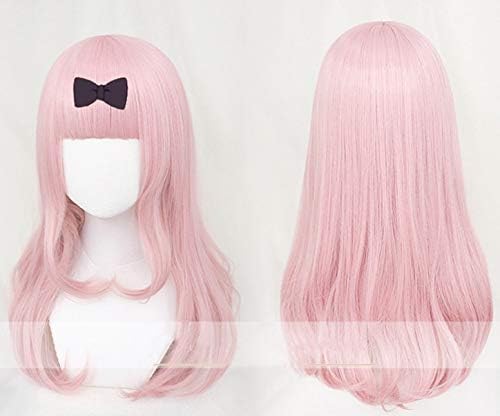 LYDB Chika Fujiwara Pink Wig Cosplay Kaguya-Sama: Love Is War Kaguya-Sama Wa Kokurasetai: Tensai-Tachi No Renai Zunousen Cosplay Wig