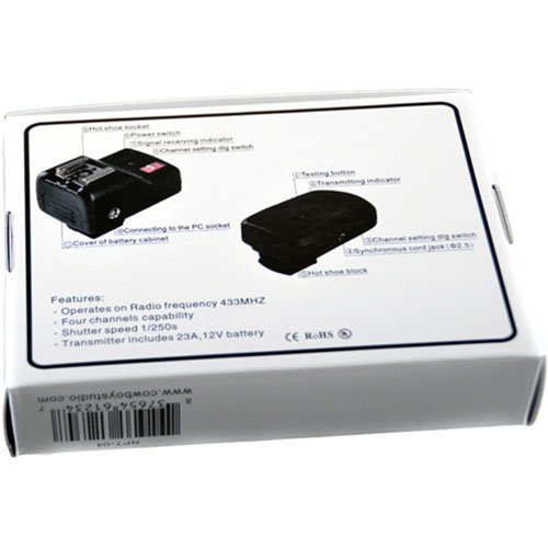CowboyStudio NPT-04 4 Channel Wireless Hot Shoe Flash Trigger Receiver