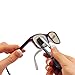 CarbonKlean Peeps Glasses Cleaner - for Eyeglasses, Reading Glasses, and More - Lens Cleaner with Carbon Microfiber Tech - Injected White - 1 Count