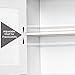 Giantex Microwave Cabinet Counter Kitchen Pantry Cupboard Storage Cabinet Shelves White (72