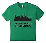 Kids Sacramento California USA United States America City T-shirt 6 Kelly Green