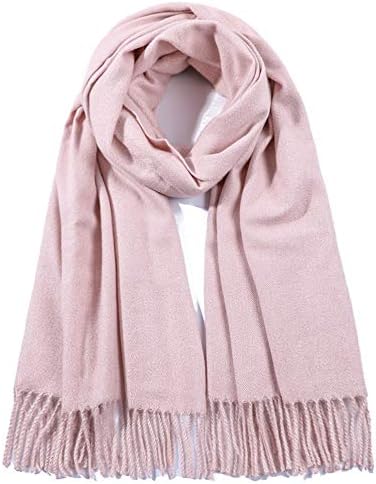 Winter Scarfs for Women Wool Pashmina Shawls and Wraps Elegant Cashmere Scarves Large Stylish Warm Blanket 78"x27"