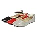 Nova Utopia Women's Classic Ankle Strap Ballet Flats