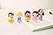 [Toddler Hair Barrettes] 5pc Toddler Princess Theme Hair Barrettes Set Alligator Toddlers Hair Clips for Girls