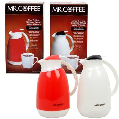 Mr Coffee Thermal Carafe, 32 Oz. (Red), one size Mr Coffee Thermal Carafe, 32 Oz. (Red), one size