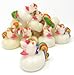 4E's Novelty Unicorn Rubber Duckies Pack of 12 Cute Rubber Ducks for Baby Ducky’s Kids Bath Tub Toys 2.5 X 3 inches