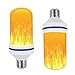 LED Effect Flame Light Bulbs, Acaxin Flickering Flame Bulb 4 Modes with Upside Down Effect, 4W-200Lumen, E26 Base LED Bulbs, Flame Bulbs for Christmas Home/Hotel/Bar/Party Decoration(2 Pack)