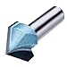 uxcell 90 Degree V-Groove Router Bit 1