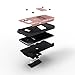 Zizo Bolt Cover for Samsung Galaxy S7 Edge [33mm 9H Tempered Glass Screen Protector] Dual-Layered [Military Grade] Case Kickstand Holster Beltclip – Rose Gold/Black
