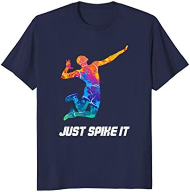 Just Spike It! Watercolor Volleyball Player T-Shirt