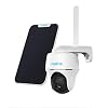 Outdoor Security Camera System Pan Tilt 3G/4G LTE Solar Battery Powered Camera, Starlight Night Vision, 2-Way Audio, PIR…