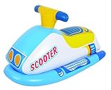 Balance Living Inflatable Scooter Rider Pool Toy (31”L x 13”W) - Blue
