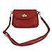 Fashion Story Women Mini Small Adjustable Crossbody Satchel Shoulder Handbag (Red)