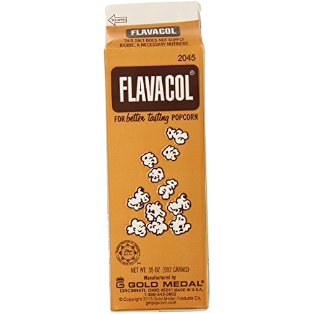 Gold Medal Prod. 2045 Flavacol Seasoning Popcorn Salt 35oz. Flavored