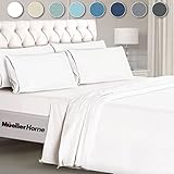 Mueller Ultratemp Bed Sheets Set, Super Soft 1800