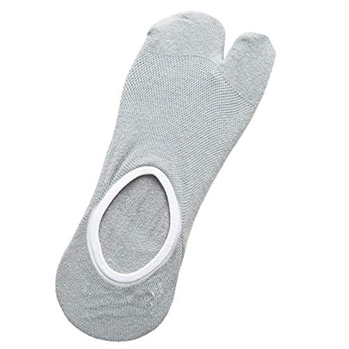 Women No Show Tabi Split Toe Socks Footies Low Cut Flats Non Slip Shoe Liner