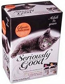 Seriously Good Senior Classic Selection in Sauce Multipack 12x80g Cat Food (960g)