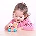 Bimi Boo Baby Rattles and Teethers - Wooden Baby Toys - Tummy Time Toys - Infant Toys, Dog (Natural Beech Wood, Water-Based Paint)