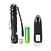 1 Pack Green Light Pen Pointer and Star Projector Caps 2in1 Bright Visible Beam High Power Tactical Flashlights for Outdoor Camping Hiking Astronomy Demo Remote Pen Pointer Projector Cats and Dogs