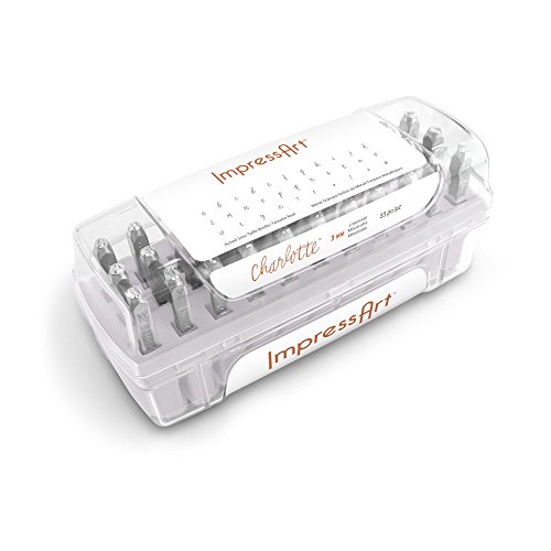 ImpressArt Charlotte Lowercase Letter Metal Stamps Set