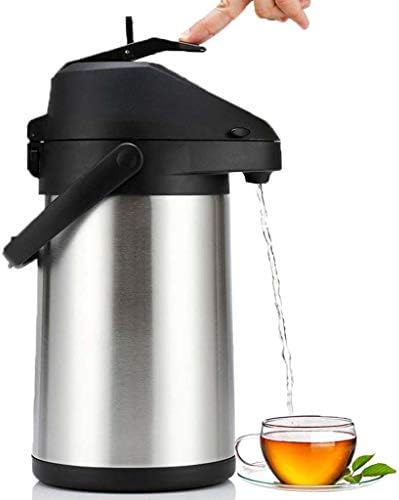 DUDDP Flasks Stainless Steel Airpot Hot Cold Water Tea Coffee Dispenser Conference Event Flask,Hot and Cold Drink Beverage Perfect for Coffee and Tea (Size : 4L)