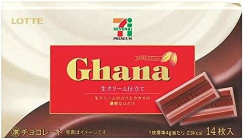 Amazon ロッテ ガーナ 生クリーム仕立て 56g 14枚入 ロッテ 板チョコ チョコバー 通販