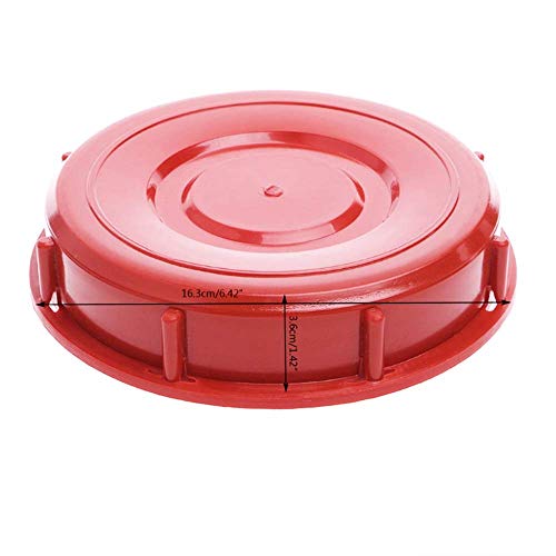 IBC Tote Lid Cover IBC Tank Lids Water Liquid Storage Plastic Cover Lid Cap Adaptor with Gasket for Chemical Medicine Food and Other Industries Storage