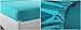 HollyHOME 1500 Soft Brushed Microfiber Bed Sheet Set, 4 Pieces Twin Size Sheets, Teal