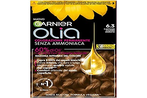 Garnier Hair Color Olia 6.3 Light Brown, Golden Brown, 1 Piece