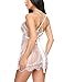 Avidlove Women Sexy Lace Babydoll Lingerie Dress Halter Nightwear Outfits Sleepwear Set