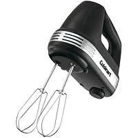 Cuisinart HM-50BK Power Advantage 5-Speed Hand Mixer, Black