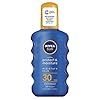 NIVEA Sun Protect & Moisture Sun Spray SPF30 (200 ml), Moisturising Suncream Spray with SPF30, Advanced Sunscreen…