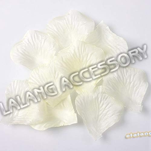 Kztiton - Petale Rose - 1000pcs White Flower Wedding Party Decoration Confetti Silk Rose Petals Favors Pc610011 - Petals Rose Confetti Petale Wedding Petal