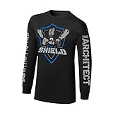 WWE The Shield Shield United Long Sleeve T-Shirt Black Large