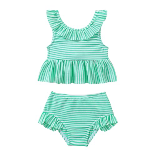 YWFSHOP Baby Girl Striped Bikini