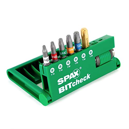 SPAX BITcheck, 7-teilig, 6 BITs T-STAR plus: T10, T15, T20, T25, T30,T40, und 1 Rapidaptor BIT-Halter, 5000009181309 – Bild 3