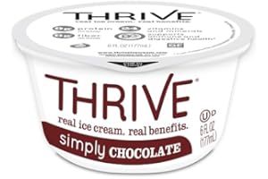 YESMOO Thrive Frozen Nutrition, Simply Chocolate Ice Cream, 6 oz Cups (24 count)