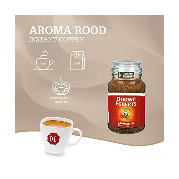 Löslicher Kaffee | Douwe Egberts | Aroma Red Solution Coffee | Gesamtgewicht 200 Gramm – Bild 5
