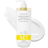 #OOTD Brightening Vitamin C Body Lotion, 25.36 fl oz | Korean Skincare | 750ml jumbo bottle with Niacinamide, Collagen and Hyaluronic Acid; lightweight, non-sticky care for dull, dry skin