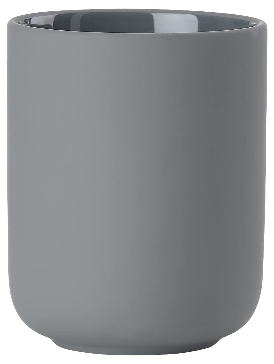 Zone Denmark Ceramic Cleaning Cup, Porcelain, Grey, 8.3 cm