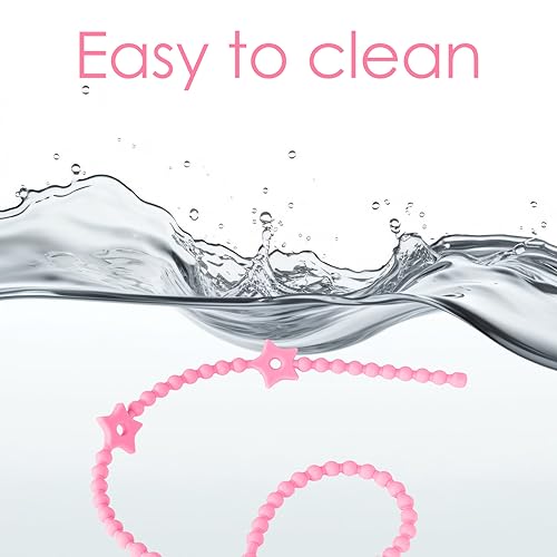 Adorila Toy Safety Straps, 1 Drag 3 Adjustable Silicone Toy Holder