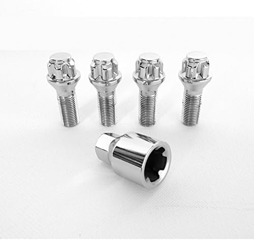 PA Cone Seat Lug Bolt Wheel Locks For BMW ~ Thread Size 14X1.25 | 27.5mm Shank | 17mm Hex Key