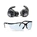 Walker's Silencer Shooting Protection Digital Ear Buds + Clear Lens Glasses