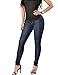 Women's Butt-Lifting Skinny Stretch Comfy Casual Denim Jeans(31, Dark Blue 1)