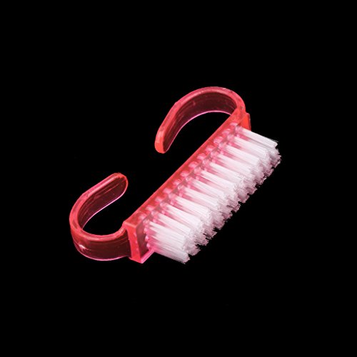 SCASTOE 10pcs Plastic Handle Nail Brushes Fingernail Cleaning Manicure Tools Accessories