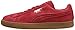 PUMA Suede Emboss Sneaker, High Risk Red/Gum, 10.5 D US